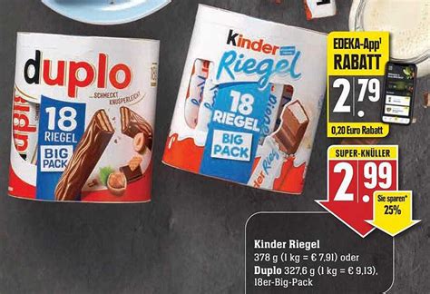 Kinder Riegel Oder Duplo Angebot Bei Scheck In Center Prospekte De