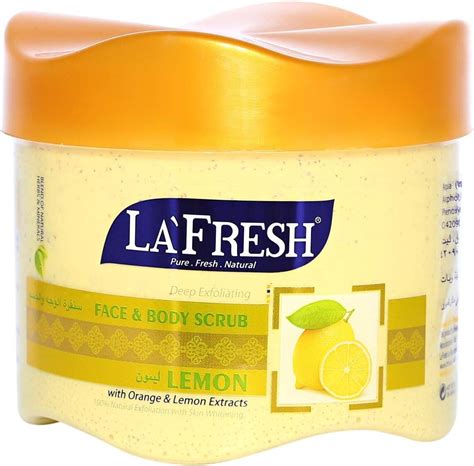 La Fresh Lemon Deep Exfoliating Face Scrub 610 G Buy Best Price In Uae Dubai Abu Dhabi Sharjah