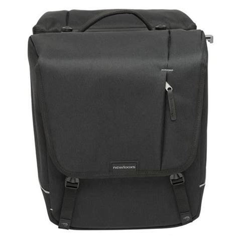 Sacoche Velo Porte Bagage A Pont Newlooxs Nova Double Noir Mik