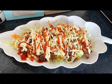 Labadi Beach Style Loaded Yam Fries Youtube