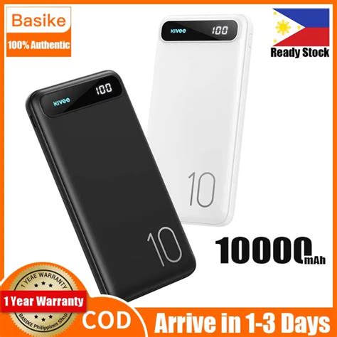 BASIKE Mini Powerbank Dual Ports Type C Micro USB 10000mAh Fast