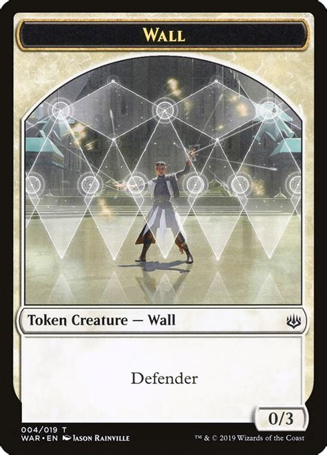 Wall Token War Of The Spark Magic The Gathering