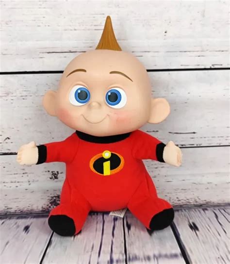 INCREDIBLES 2 BABY Jack-Jack 8" Plush Doll Talking Sounds Light Up ...