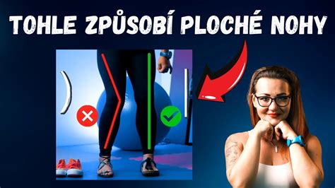 ZBORCENÁ KLENBA CVIKY JAK ŘEŠIT PLOCHÉ NOHY pohyb fyzioterapie