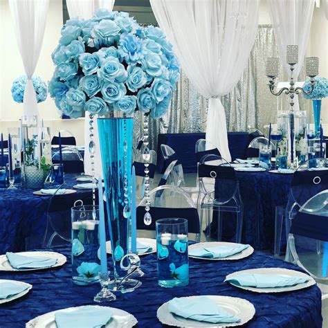 Royal Blue Wedding Decorations and Party Themes