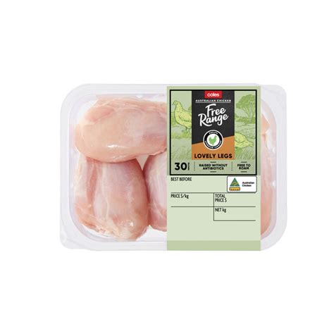 Buy Coles Rspca Approved Free Range Chicken Lovely Legs Approx G