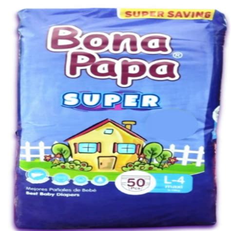 Bona Papa Super Baby Diaper Large Size Pack Of 50