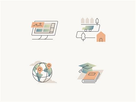 Materialize ~ Illustrated Icons by Zach Roszczewski on Dribbble