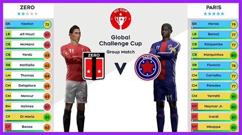 DLS 2021 Zero Vs Paris Global Challenge Cup Group Match Gameplay