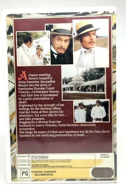 Anna Karenina Vhs Pal Extremely Rare Ex Rental Big Box Tested