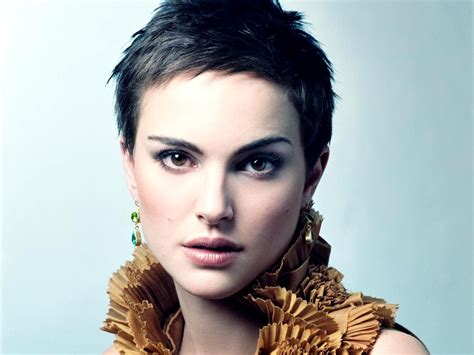 Natalie Portman Very Short Hair Super Short Hair Natalie Portman Short Hair