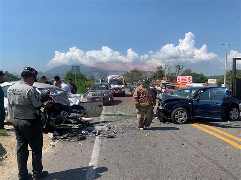 Cinco Lesionados Una De Gravedad En Fuerte Accidente En El Libramiento