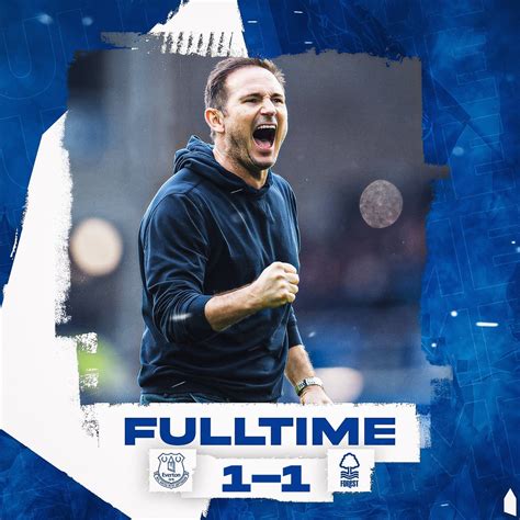 𝘌𝘍𝘊 𝘋𝘈𝘐𝘓𝘠 on Twitter 𝗙𝗧 Everton 1 1 Nottingham Forest A late