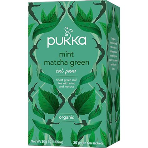 Kjøp Pukka Te Mint Matcha Green Tea 20 Poser Mecindo