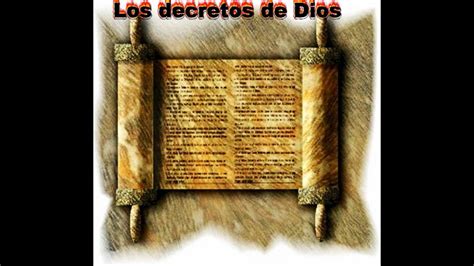 Los Decretos De Dios Youtube