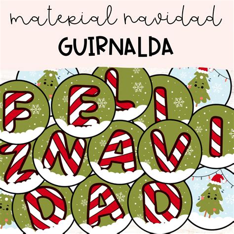 Guirnalda Navidad Imagina Crea Educa