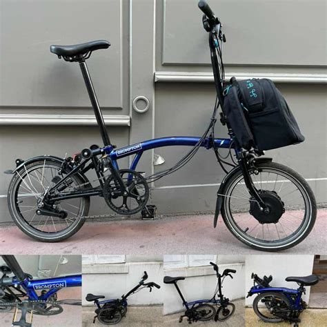 Brompton Electric Blue V Lo Pliant Lectrique Occasion