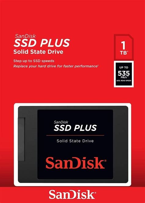 Sandisk Ssd 1tb Ssd Plus Internal Solid State Drive Laptop 25 Sata Iii Sdssda 1t00