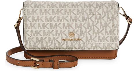 Michael Kors Jet Set Charm Small Phone Crossbody Vanilla Acorn Pris