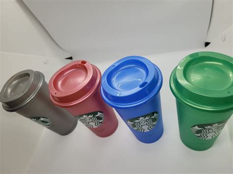 Starbucks Reusable Hot Cups Color Bundle Furniture Home Living Kitchenware Tableware