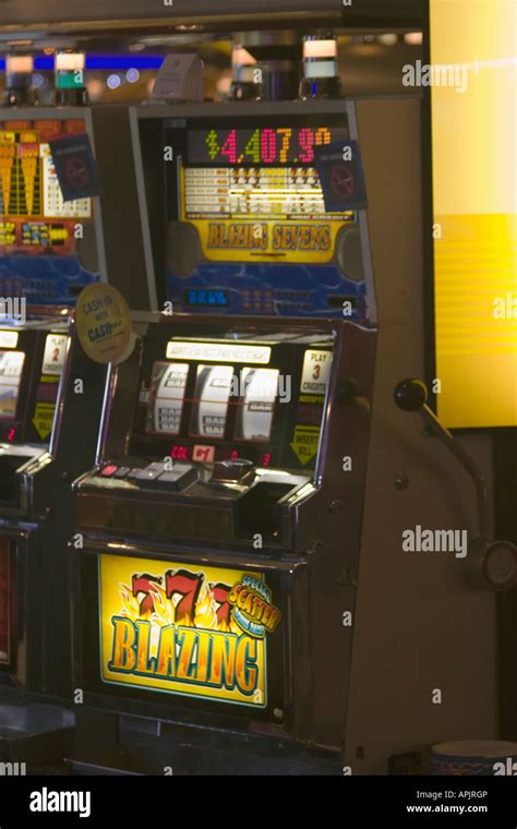 one-armed bandit slot gaming machine Stock Photo - Alamy