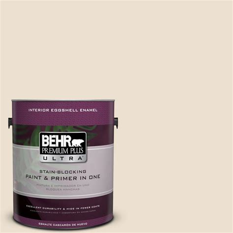 BEHR Premium Plus Ultra 1 Gal 760C 2 Country Beige Eggshell Enamel