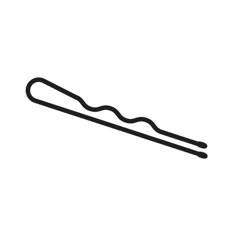 Hair Bobby Pin Icon Ideal For Hair Styling And Accessories 47699571