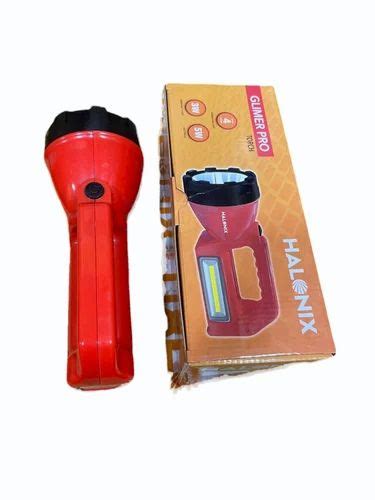 Rechargeable Halonix LED Torch Cool White At Rs 480 Piece In Bengaluru