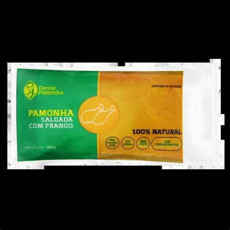 Pamonha Salgada Fil De Frango Zero Lactose Divina Pamonha Pacote G