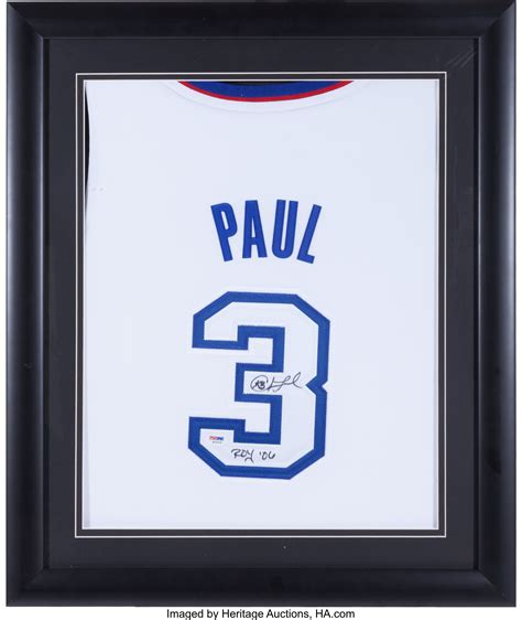 Chris Paul Signed Jersey.... Basketball Collectibles Uniforms | Lot ...