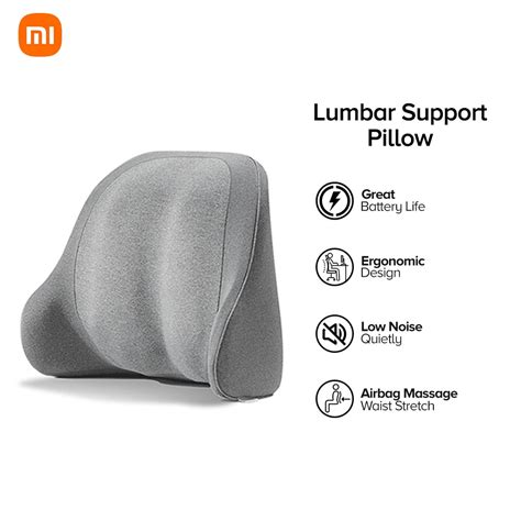 Momoda Smart Massage Office Ai Sensing Lumbar Pillow Chair Cushion