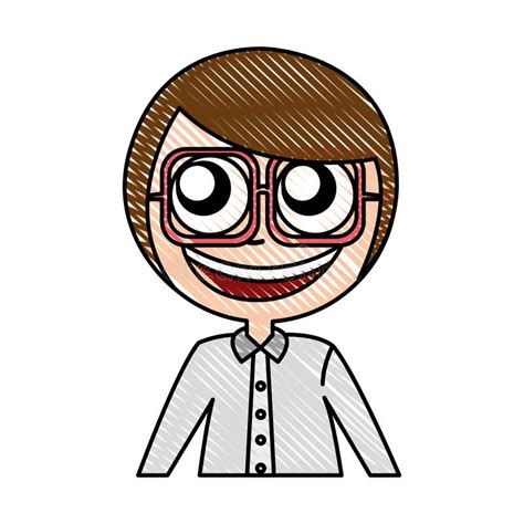 Female Nerd Avatar Character Stock Vector Illustration Of Character