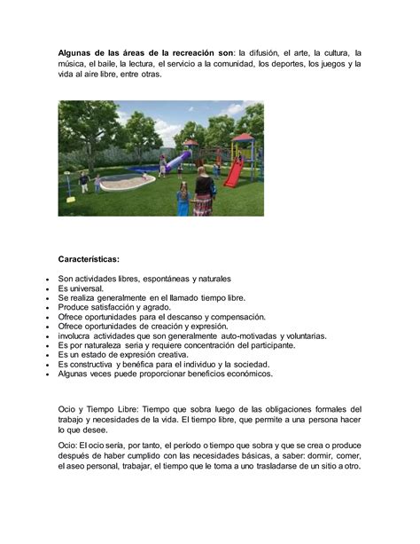 La Recreacion 1 PDF