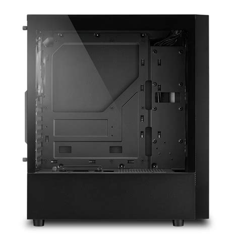 Gabinete Sharkoon Rgb Slider Black Atx Micro Atx Mini Itx Cristal