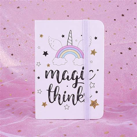 Cute Unicorn A7 Mini Notebook Book Cover Diy Diary Cover Design