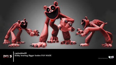 Artstation Bobby Bearhug Bigger Bodies Fan Made Poppy Playtime