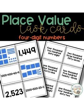 Place Value To Task Cards For Number Sense Expanded Form Base