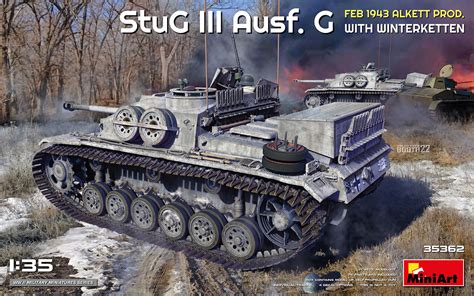 Miniart Stug Iii Ausf G Feb Alkett Prod With Winterketten