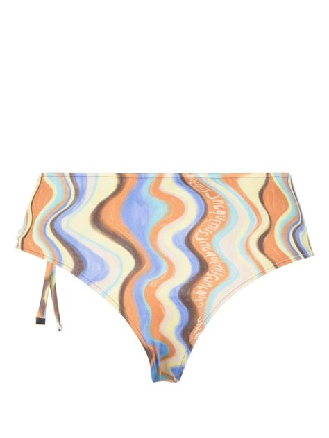 Jacquemus Aouro Ruched Bikini Bottoms Editorialist