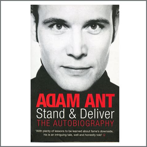 B39543 Adam Ant Signed Stand And Deliver Autobiography UK Tracks