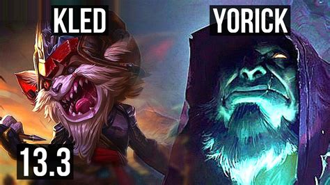 Kled Vs Yorick Top M Mastery Games Kr Master