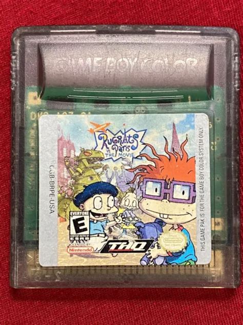 Rugrats In Paris The Movie Nintendo Game Boy Color 2000 Game Only