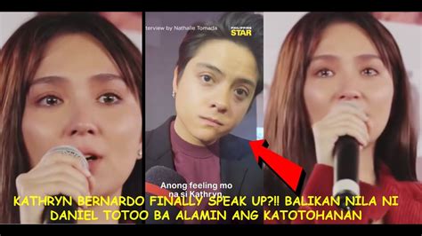 KATHRYN BERNARDO BINASAG NA ANG ISSUE NG MULING PAGBABALIKAN NILA NI