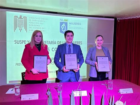 Firman Secretar A De Las Mujeres Y Suspe Convenio De Colaboraci N