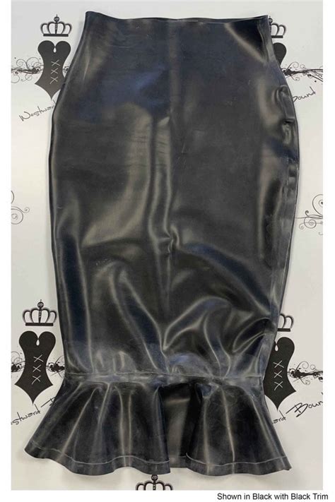 Kick Hem Vixen Latex Rubber Skirt