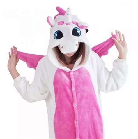 PIJAMA KIGURUMI UNICORNIO BLANCO ADULTO Invierno Tomás Accesorios