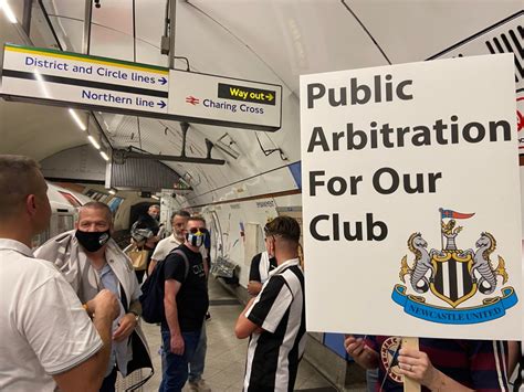 Newcastle fans embark on 10-hour London round trip for takeover protest ...