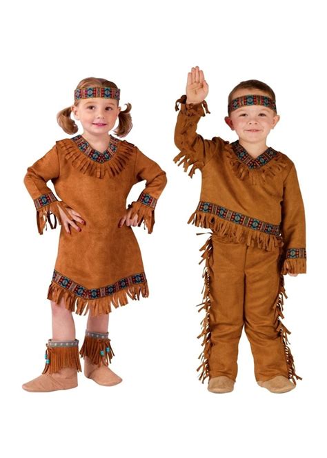 Native American Baby Boy and Baby Girls Costume Set - Holiday Costumes