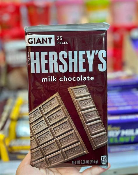 Hersheys Chocolate Giant Bar Milk Chocolate New Packaging 214g Lazada Ph