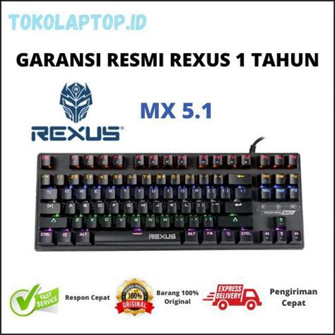 Jual Rexus Mx Legionare Tkl Mechanical Gaming Garansi Resmi Brown